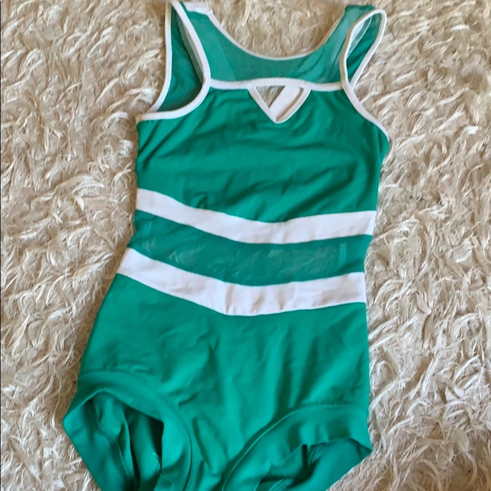 Five Dancewear teal leotard